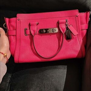 Coach Rose Pink Swagger 27